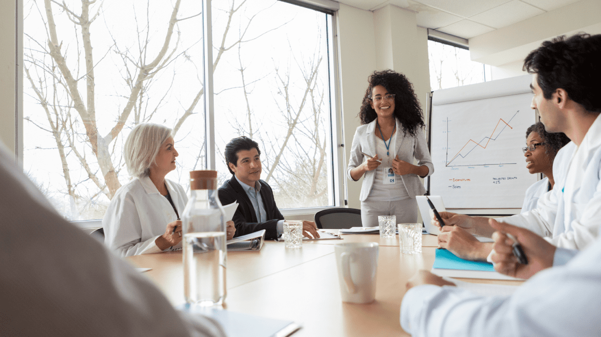 People Talking in a boardroom